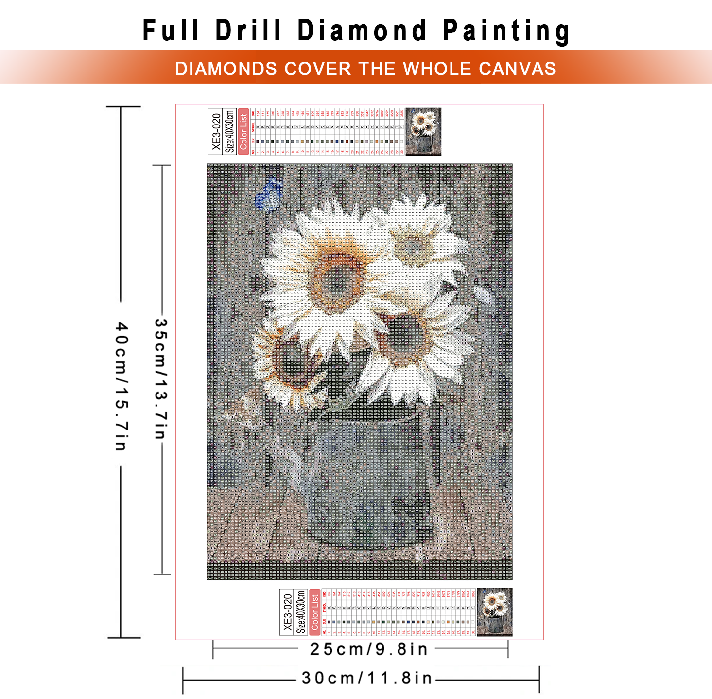1pc frameless  Diamond Paintin – Embroidery Rose Bewertung und Preis