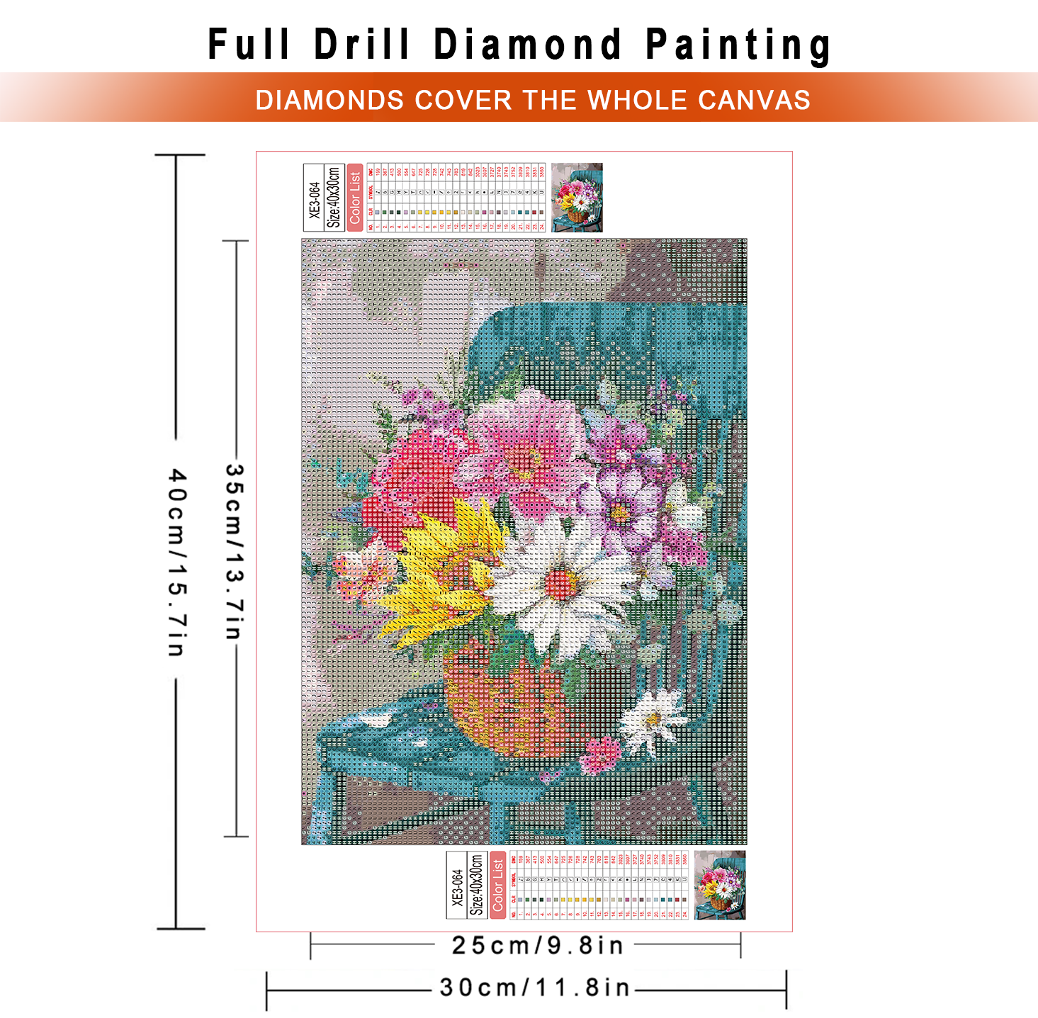 1pc frameless  Diamond Paintin – Embroidery Rose Bewertung und Preis