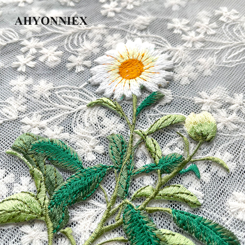 1 Piece Iron on Embroidery Pat – Embroidery Flower Pattern Bewertung und Preis