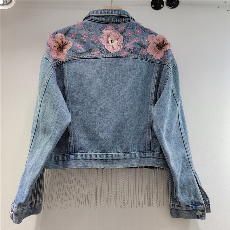 Vintage Flower Embroidery Chai – Embroidery Jacket Jeans Bewertung und Preis