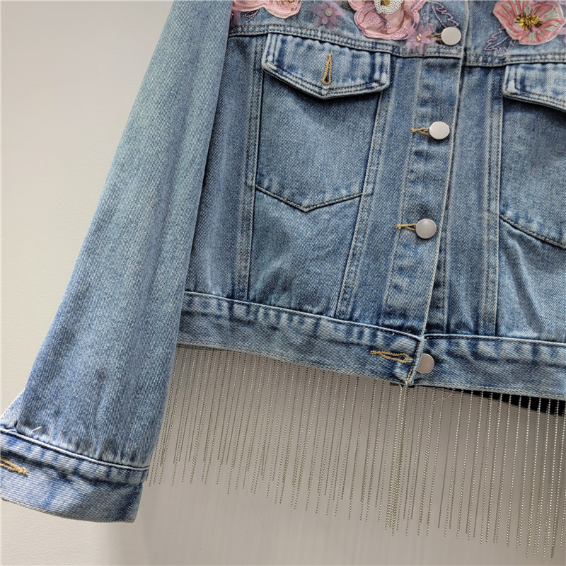 Vintage Flower Embroidery Chai – Embroidery Jacket Jeans Bewertung und Preis