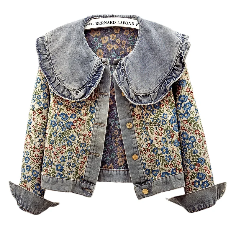 Ruffles Embroidery Jacquard Pe – Embroidery Jacket Jeans Bewertung und Preis