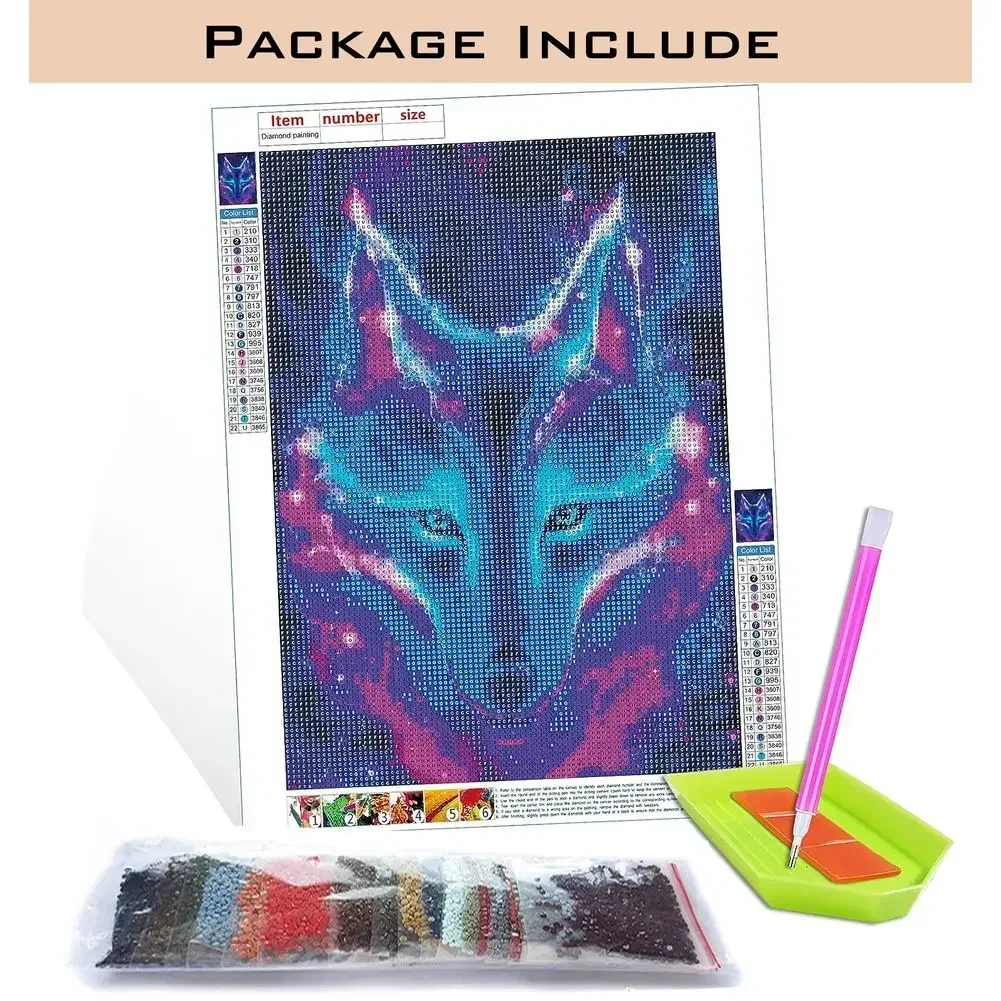 1pc frameless Cross Stitch Dia – Embroidery Handicraft Bewertung und Preis