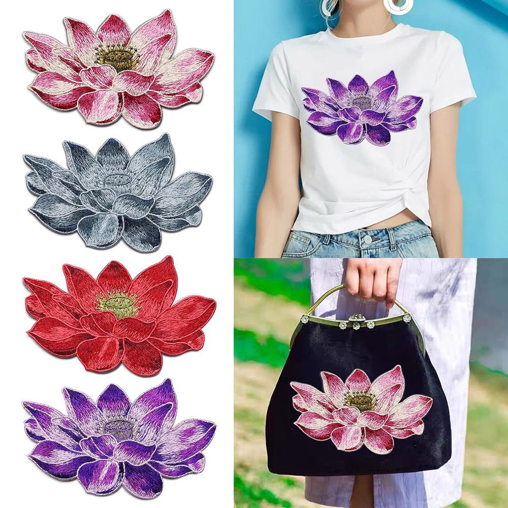Soft Lotus Flower Patch Embroi – Embroidery Flower Pattern Bewertung und Preis