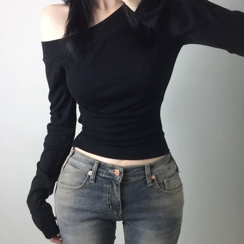 Y2K Vintage Pleated Button T-S – Embroidery Fashion Bewertung und Preis