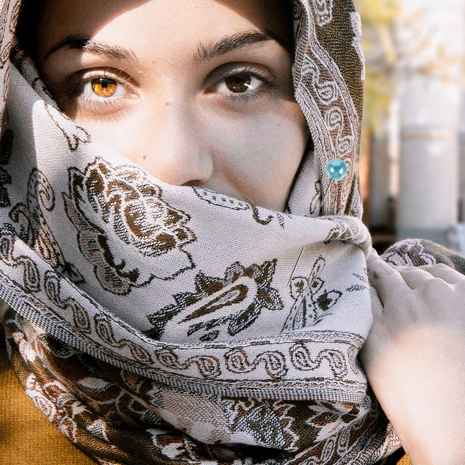 30Pcs Hijab Pins Scarf Safety  – Embroidery Eyebrow Bewertung und Preis