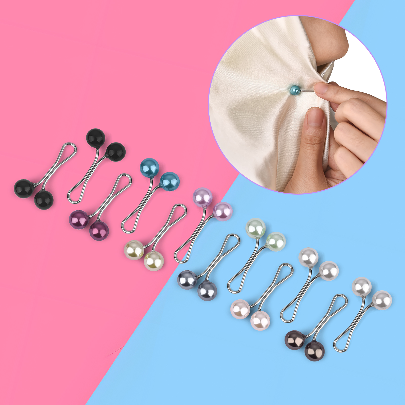 12pcs/Lot Alloy Pearl Brooch L – Embroidery Eyebrow Bewertung und Preis
