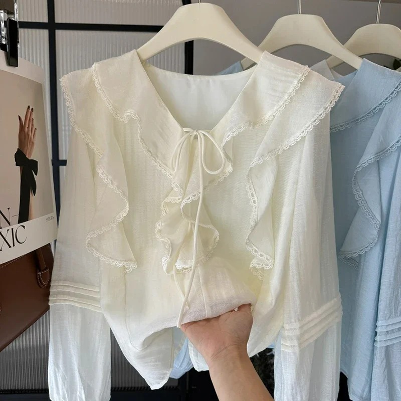 French V-Neck Chic Long Sleeve – Embroidery Fashion Bewertung und Preis