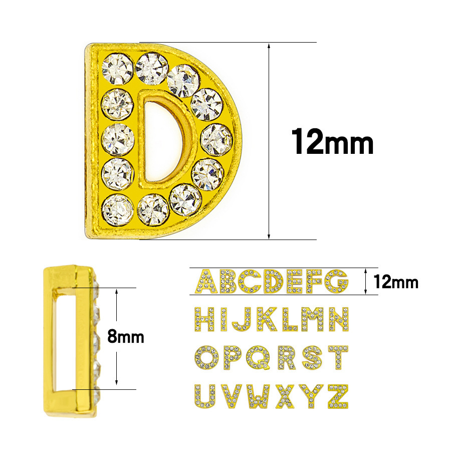 50PC/lot Hole 8mm 10mm Rhinest – Embroidery Charm Bewertung und Preis