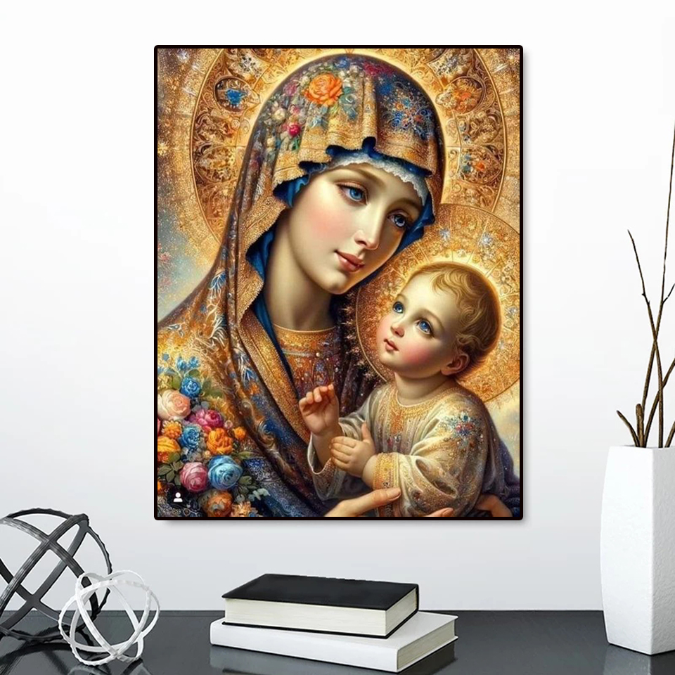 Frameless,Diamond Painting Vir – Embroidery Rose Bewertung und Preis