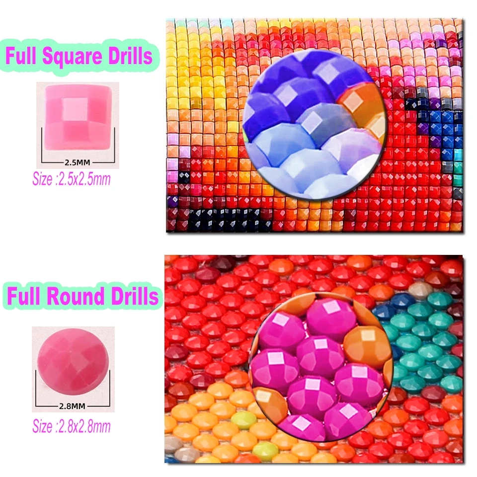 Frameless,Diamond Painting Vir – Embroidery Rose Bewertung und Preis