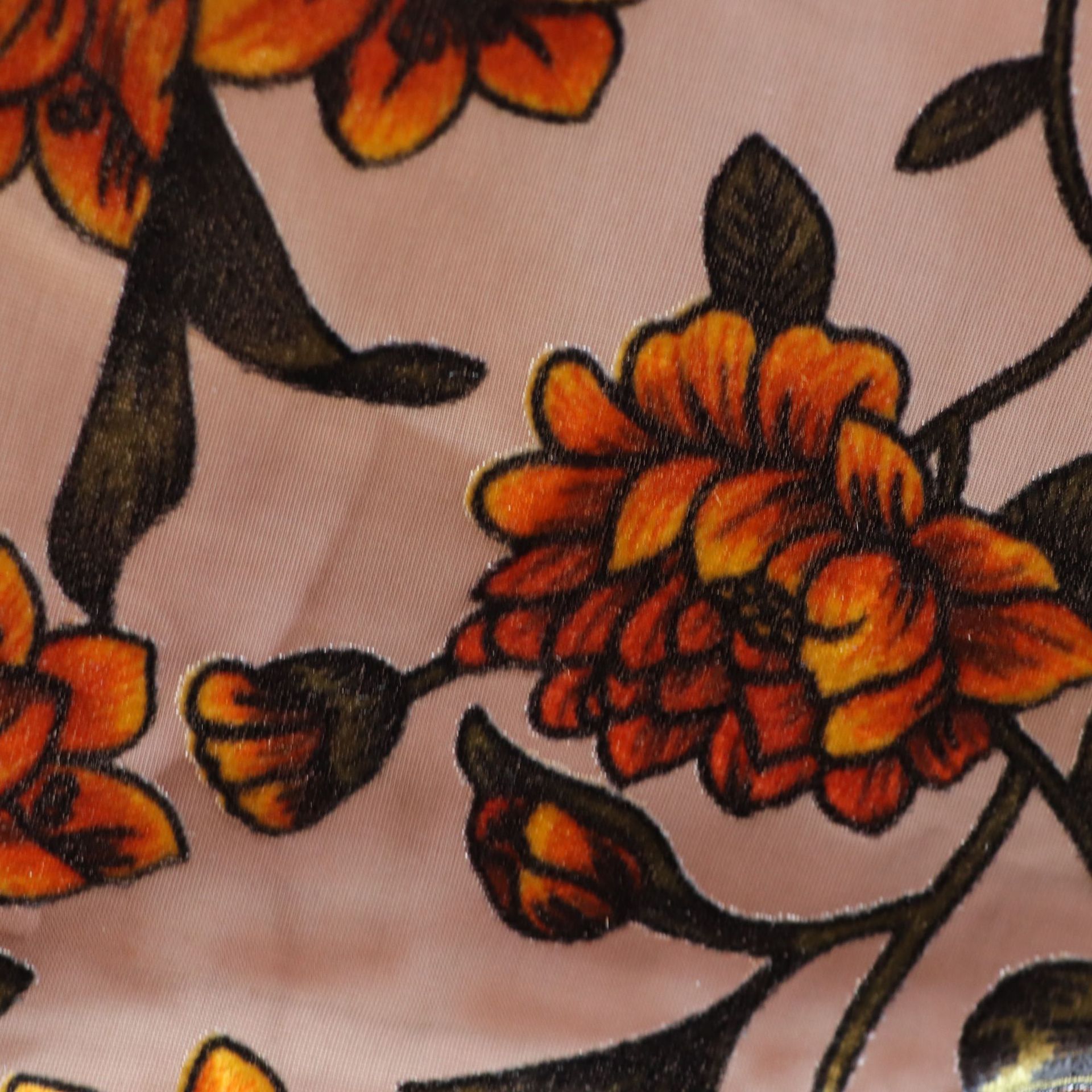 Woven Velvet Brocade Sticky Ve – Velvet Fabric Embroidery Bewertung und Preis