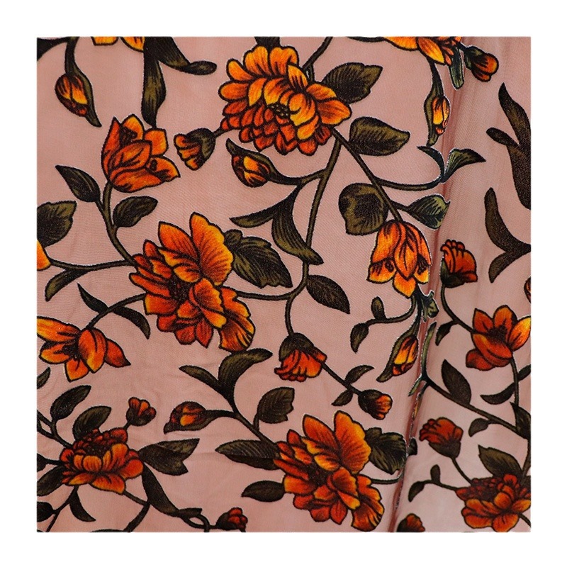Woven Velvet Brocade Sticky Ve – Velvet Fabric Embroidery Bewertung und Preis