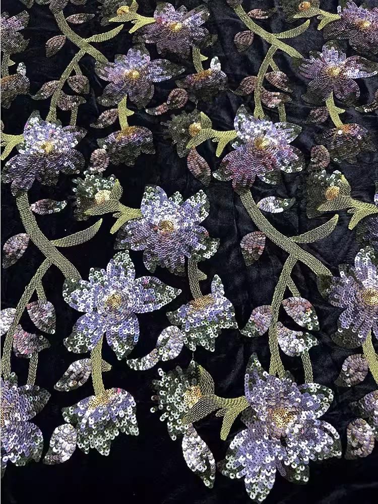 1yard Retro velvet tela Handcr – Velvet Fabric Embroidery Bewertung und Preis