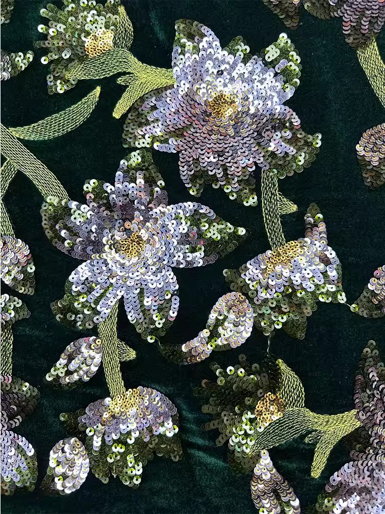 1yard Retro velvet tela Handcr – Velvet Fabric Embroidery Bewertung und Preis