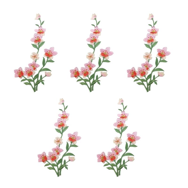 R9UF 5Pcs Embroidery Applique  – Embroidery Jacket Jeans Bewertung und Preis